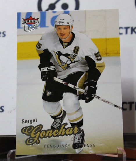 2008-09 FLEER ULTRA SERGEI GONCHAR # 78  PITTSBURGH PENGUINS NHL HOCKEY TRADING CARD
