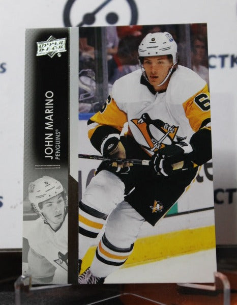 2021-22 UPPER DECK JOHN MARINO # 390  PITTSBURGH PENGUINS NHL HOCKEY TRADING CARD