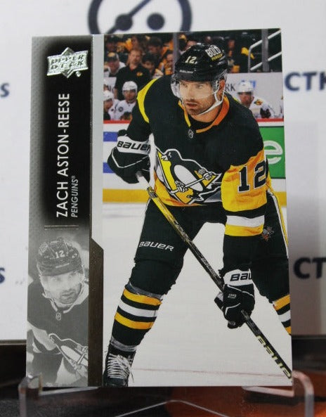 2021-22 UPPER DECK ZACH ASTON-REESE # 386  PITTSBURGH PENGUINS NHL HOCKEY TRADING CARD