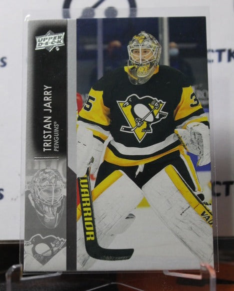 2021-22 UPPER DECK TRISTAN JARRY # 143  PITTSBURGH PENGUINS NHL HOCKEY TRADING CARD