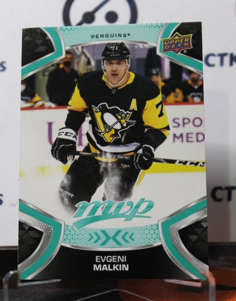 2021-22 UPPER DECK MVP EVGENI MALKIN # 160  PITTSBURGH PENGUINS NHL HOCKEY TRADING CARD