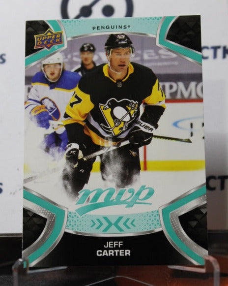 2021-22 UPPER DECK MVP JEFF CARTER # 52 PITTSBURGH PENGUINS NHL HOCKEY TRADING CARD