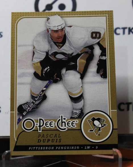 2008-09 O-PEE-CHEE PASCAL DUPUIS # 3  PITTSBURGH PENGUINS NHL HOCKEY CARD