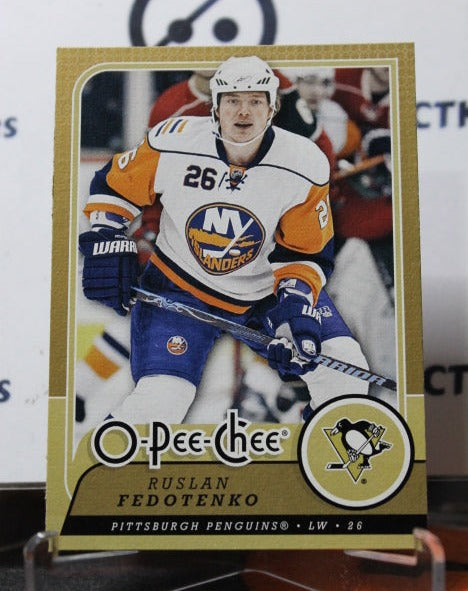 2008-09 O-PEE-CHEE RUSLAN FEDOTENKO # 433  PITTSBURGH PENGUINS NHL HOCKEY CARD