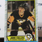 1989-90  O-PEE-CHEE  JOHN CULLEN # 145 ROOKIE  PITTSBURGH PENGUINS NHL HOCKEY CARD