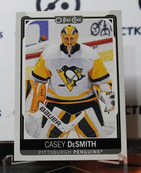 2021-22  O-PEE-CHEE  CASEY DeSMITH # 180  PITTSBURGH PENGUINS NHL HOCKEY CARD