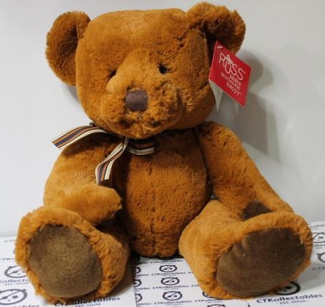 WESTIN TEDDY BEAR PRE LOVED PLUSH TOY WITH TAGS BY RUSS BERRIE