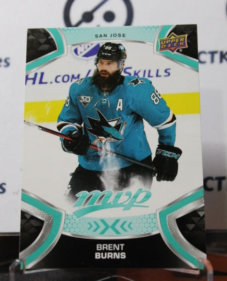 2021-22 UPPER DECK MVP BRENT BURNS # 88 SAN JOSE SHARKS HOCKEY CARD