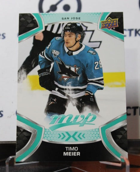 2021-22 UPPER DECK MVP TIMO MEIER # 139 SAN JOSE SHARKS HOCKEY CARD