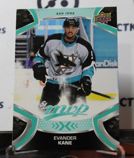 2021-22 UPPER DECK MVP EVANDER KANE # 78 SAN JOSE SHARKS HOCKEY CARD