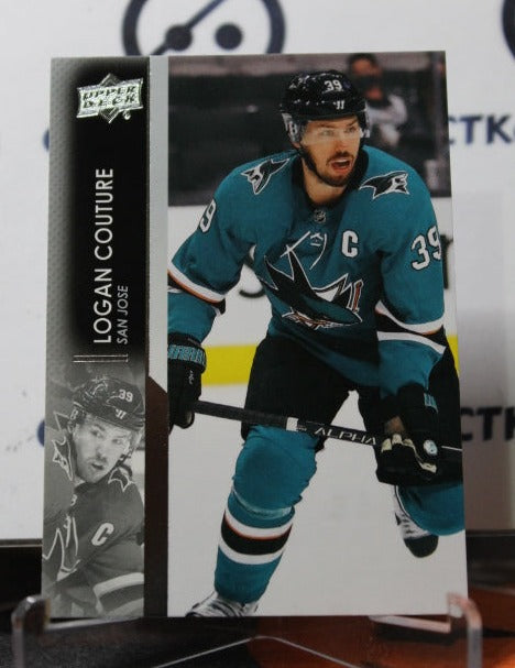 2021-22 UPPER DECK LOGAN COUTURE # 394  SAN JOSE SHARKS HOCKEY CARD