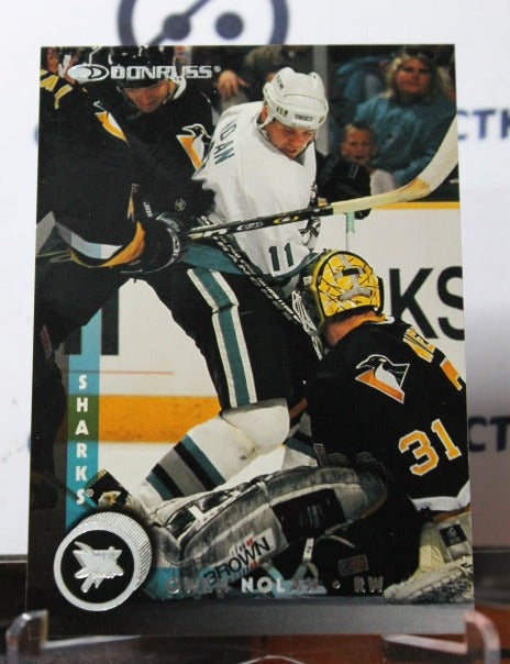 1997-98 DONRUSS OWEN NOLAN # 84 SAN JOSE SHARKS HOCKEY CARD