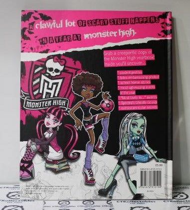 MONSTER HIGH FEAR BOOK CLASS OF THE CENTURY THE YEAR BOOK DYING TO OWN 2013