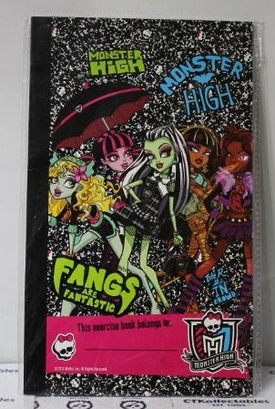 MONSTER HIGH EXERCISE BOOK 22.8 CM X 15.2 CM  2012