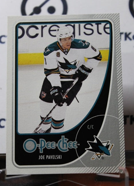 2010-11 O-PEE-CHEE JOE PAVELSKI # 335 SAN JOSE SHARKS NHL HOCKEY CARD