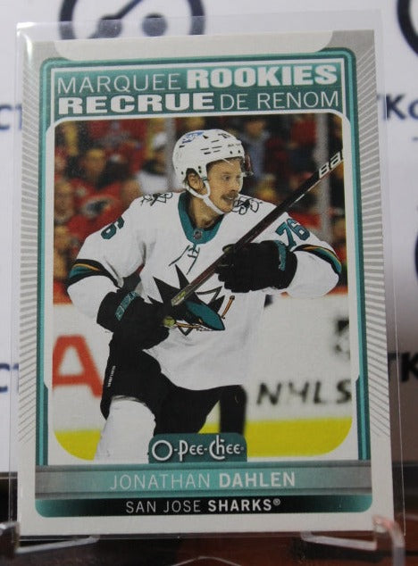 2021-22 O-PEE-CHEE JONATHAN DAHLEN # 625 MARQUEE ROOKIE SAN JOSE SHARKS NHL HOCKEY CARD