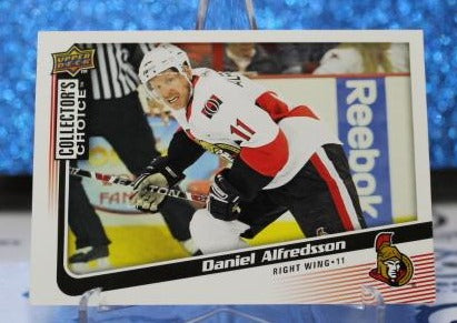 DANIEL ALFREDSSON # 55 UPPER DECK 2008-09 OTTAWA SENATORS NHL HOCKEY TRADING CARD