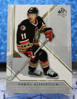 DANIEL ALFREDSSON # 33 SP UPPER DECK 2005-06 OTTAWA SENATORS NHL HOCKEY TRADING CARD