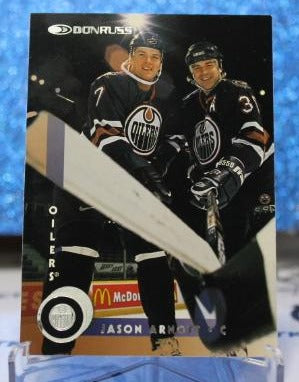 JASON ARNOTT # 145 DONRUSS 1996-97 EDMONTON OILERS NHL HOCKEY TRADING CARD