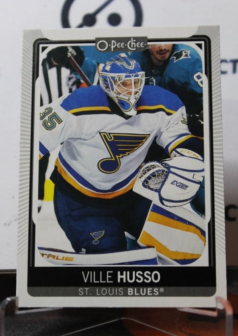 2021-22  O-PEE CHEE VILLE HUSSO # 240 ROOKIE ST. LOUIS BLUES NHL HOCKEY CARD