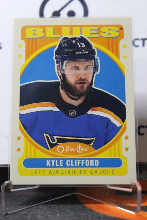 2021-22  O-PEE CHEE KYLE CLIFFORD # 331 RETRO ST. LOUIS BLUES NHL HOCKEY CARD