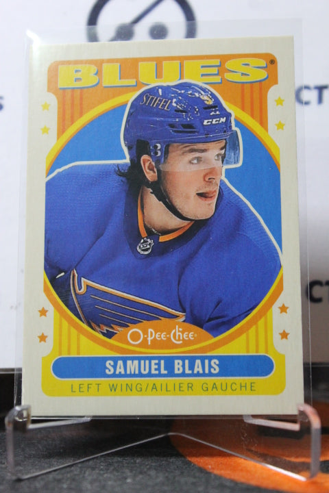 2021-22  O-PEE CHEE SAMUEL BLAIS # 357 RETRO ST. LOUIS BLUES NHL HOCKEY CARD
