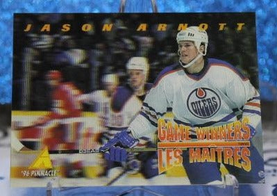 JASON ARNOTT # McD-14 PINNACLE McDONALD'S 1996-97 EDMONTON OILERS NHL HOCKEY TRADING CARD