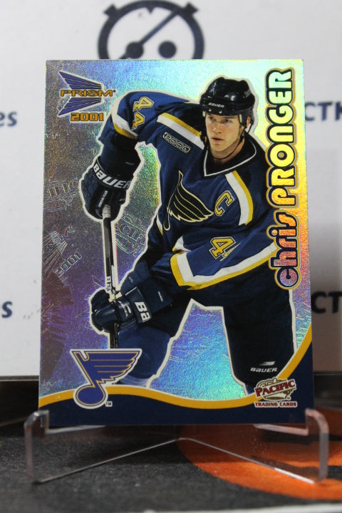 2000-01 PACIFIC CHRIS PRONGER # 28 McDONALD'S  ST. LOUIS BLUES HOCKEY CARD