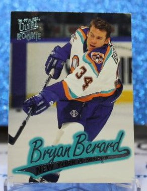 BRYAN BERARD # 98 RC FLEER 1996-97 NEW YORK ISLANDERS NHL HOCKEY TRADING CARD