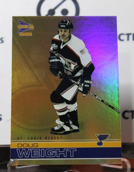 2001-02 PACIFIC DOUG WEIGHT # 34 McDONALD'S  ST. LOUIS BLUES HOCKEY CARD