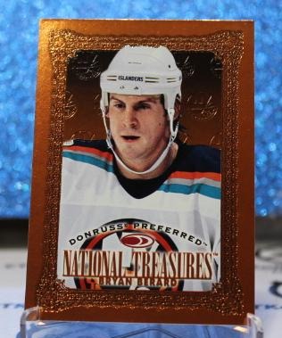 BRYAN BERARD # 186 ROOKIE NATIONAL TREASURES DONRUSS 1998 NEW YORK ISLANDERS NHL HOCKEY TRADING CARD