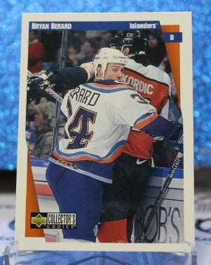 BRYAN BERARD # 155 RC UPPER DECK 1996-97 NEW YORK ISLANDERS NHL HOCKEY TRADING CARD