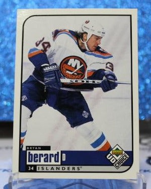 BRYAN BERARD # 123 UPPER DECK 1997-98 NEW YORK ISLANDERS NHL HOCKEY TRADING CARD