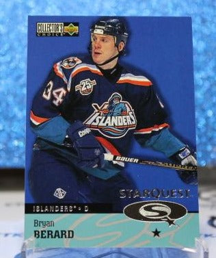 BRYAN BERARD # SQ1 STAR QUEST UPPER DECK 1996-97 NEW YORK ISLANDERS NHL HOCKEY TRADING CARD