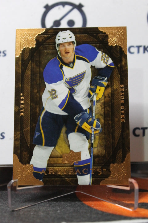 2008-09 UPPER DECK  ARTIFACTS BRAD BOYES # 14  ST. LOUIS BLUES HOCKEY CARD