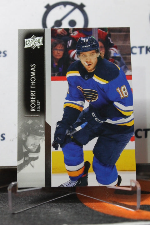 2021-22 UPPER DECK  ROBERT THOMAS # 409 ST. LOUIS BLUES HOCKEY CARD