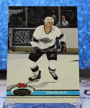 ROB BLAKE # 348 TOPPS STADIUM CLUB 1991 LOS ANGELES KINGS NHL HOCKEY TRADING CARD