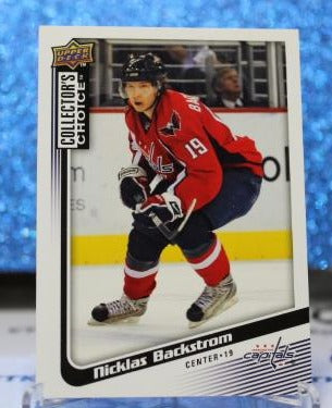 NICKLAS BACKSTROM # 156 UPPER DECK 2008-09 WASHINGTON CAPITALS  NHL HOCKEY TRADING CARD