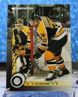 RAY BOURQUE # 66  DONRUSS 1996-97 BOSTON BRUINS  NHL HOCKEY TRADING CARD
