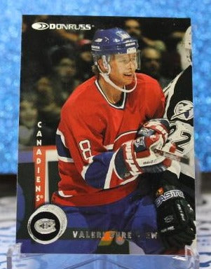 VALERI BURE # 8 DONRUSS 1996-97 MONTREAL CANADIANS NHL HOCKEY TRADING CARD