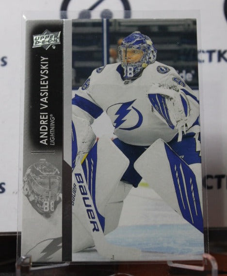 2021-22 UPPER DECK ANDREI VASILEVSKIY  # 165 TAMPA BAY LIGHTNING HOCKEY CARD