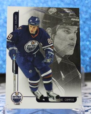 MIKE COMRIE # F-14 IN THE GAME 2003 EDMONTON OILERS NHL HOCKEY TRADING CARD