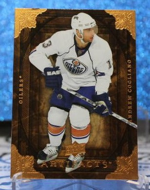 ANDREW COGLIANO # 58 RC UPPER DECK ARTIFACTS 2008-09 EDMONTON OILERS NHL HOCKEY TRADING CARD