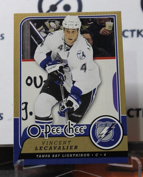 2008-09  O-PEE-CHEE VINCENT LECAVALIER # 115 TAMPA BAY LIGHTNING HOCKEY CARD