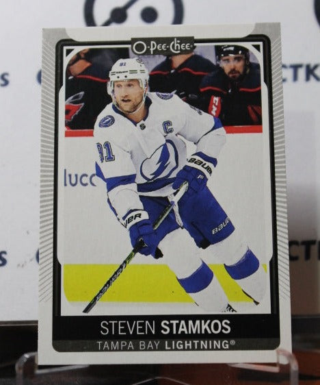 2021-22  O-PEE-CHEE STEVEN STAMKOS # 6 TAMPA BAY LIGHTNING HOCKEY CARD