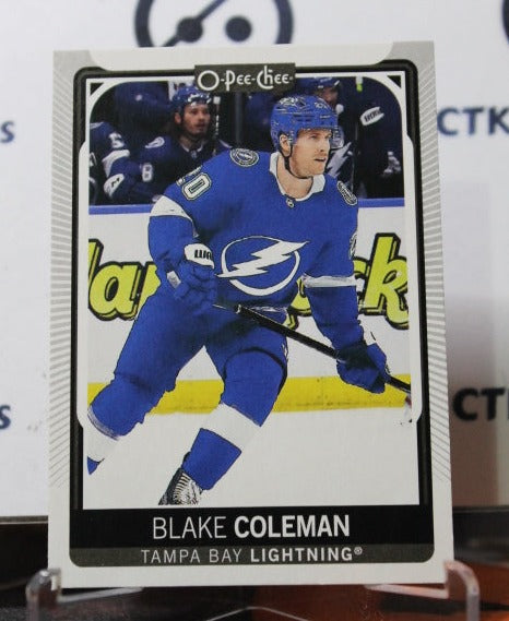 2021-22  O-PEE-CHEE BLAKE COLEMAN # 136 TAMPA BAY LIGHTNING HOCKEY CARD