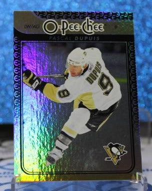 PASCAL DUPUIS # 129 O-PEE CHEE 2009-10 PITTSBURGH PENGUINS  NHL HOCKEY TRADING CARD