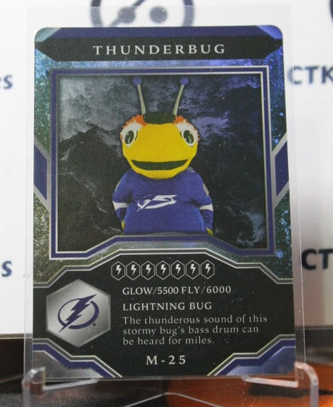 2021-22 UPPER DECK THUNDERBUG  # M-25 MASCOTS TAMPA BAY LIGHTNING HOCKEY CARD