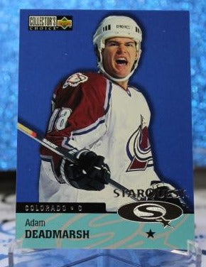 1997-98  UPPER DECK ADAM DEADMARSH # SQ45 STAR QUEST COLORADO AVALANCHE  NHL HOCKEY TRADING CARD