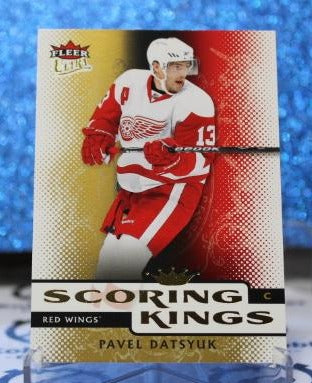 PAVEL DATSYUK # SK7 SCORING KINGS FLEER ULTRA  2009-10 DETROIT RED WINGS NHL HOCKEY TRADING CARD